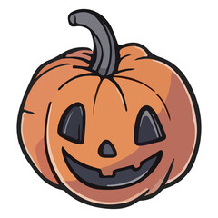 halloween pumpkin head