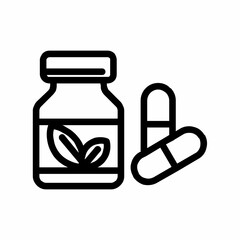 organic medicine icon