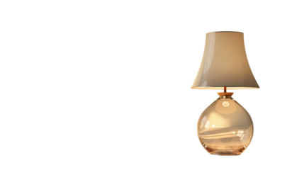 Glass lamp, table lamp