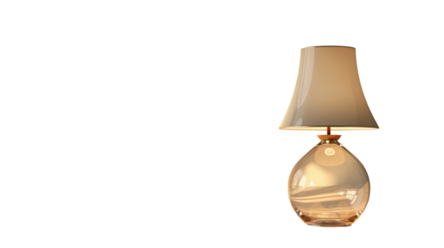 Glass lamp, table lamp