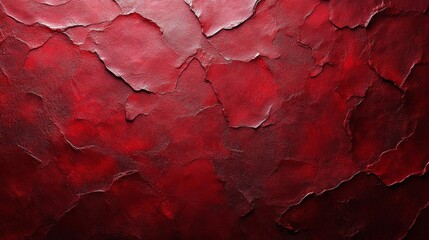 Fototapeta premium Red Cracked Paint Texture Generative AI