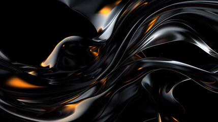 Black shiny chrome background dark chrome banner dark chrome wallpaper black glossy chrome background