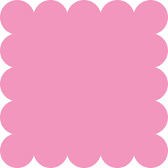 Scalloped Frame Edge Background