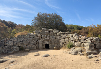 Tomb of the Nuragic Giants is concias in Quartucciu in south Sardinia