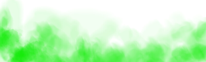 Obraz premium Fantastic green smoke. Magic smoke. Smog cloud on podium or stage. Fog vapor over ground or water surface, magic haze. PNG.