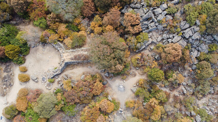 Tomb of the Nuragic Giants is concias in Quartucciu in south Sardinia