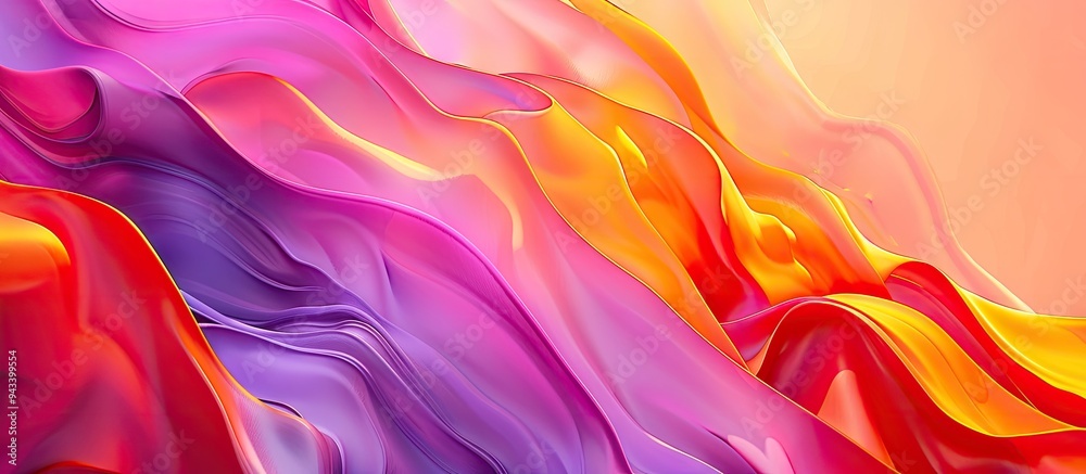 Leinwandbilder vibrant abstract gradient background with copy space image