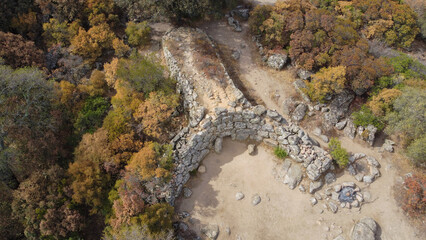 Tomb of the Nuragic Giants is concias in Quartucciu in south Sardinia