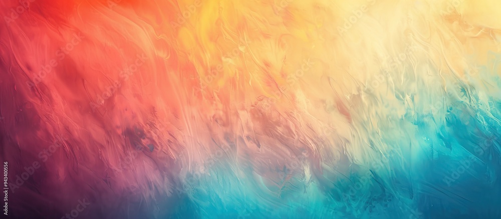 Poster Abstract background with a gradient color blend and grainy texture creating a noise effect that can be used as a copy space image