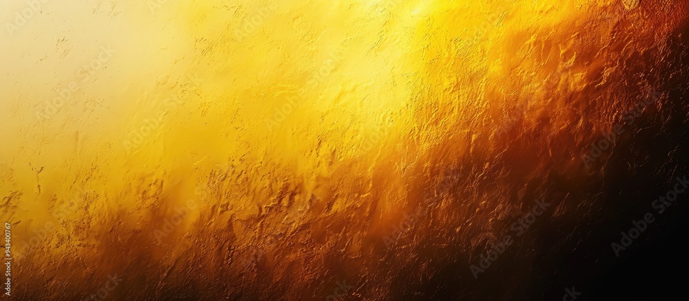 Aufkleber abstract background with a grainy dark yellow color gradient featuring a noise texture effect ideal 