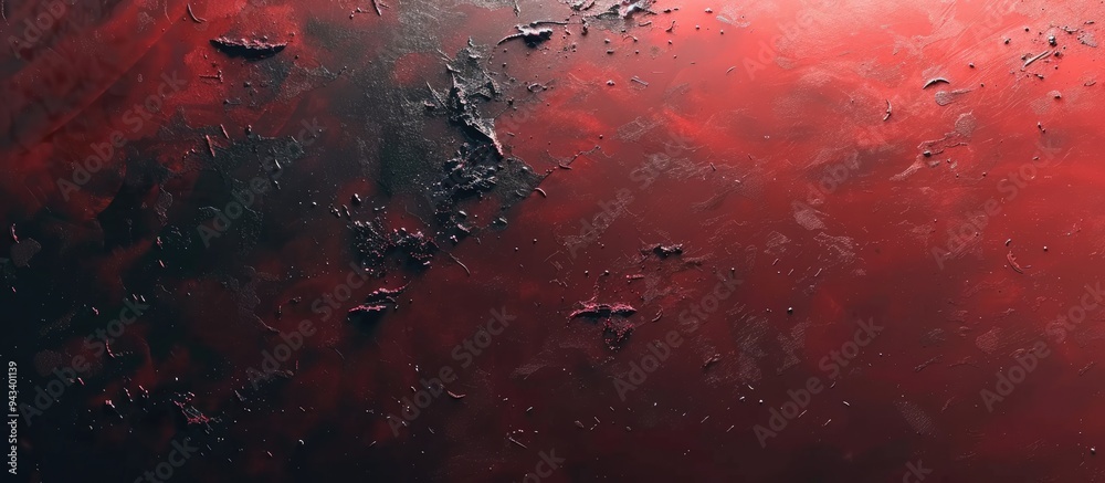 Poster abstract background with a red and black color gradient featuring a grainy texture effect suitable f