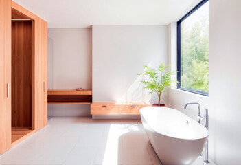 Spa-Like Tranquility A Minimalist Bathroom