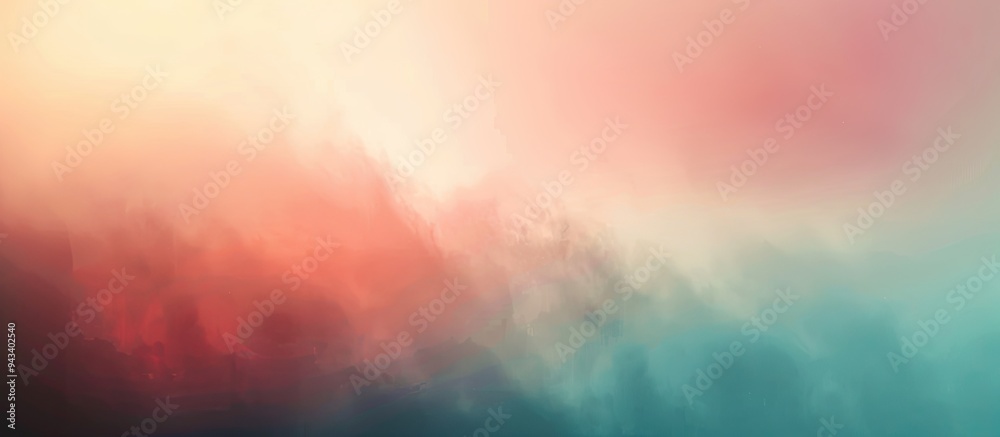 Poster minimalistic gradient background with soft blur perfect as an abstract art wallpaper with ample copy