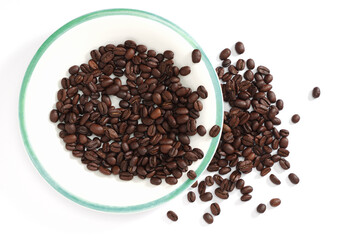 Roasted coffee beans