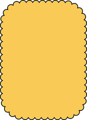 Scalloped Frame Edge Background