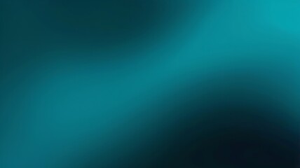 Obraz premium Gradient of rich teal and deep turquoise, defocused into a mysterious and captivating blur, a unique and engaging background for beauty products. Made with generative AI technology