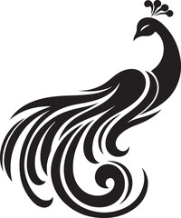 Fototapeta premium Peacock feather illustration