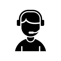 Consultant icon,flat illustration