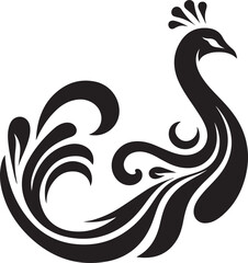 Peacock feather illustration