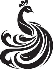Fototapeta premium Peacock feather illustration
