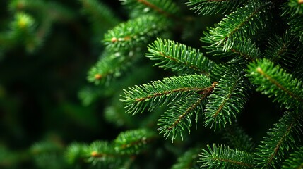 Macro christmas tree background