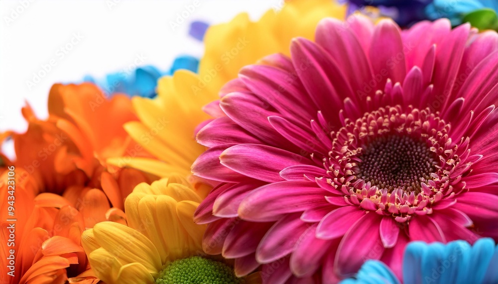 Canvas Prints detail of colorful flowers