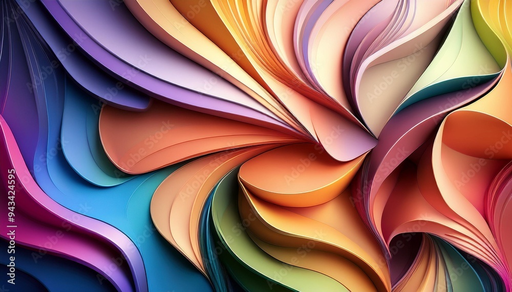 Poster an abstract background featuring a mix of different shapes and colors abstract colorful background wallpaper