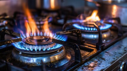Safe Cooking Fuel Storage with Caution for Kitchen Safety