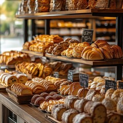 Fresh Bakery Goods on Display