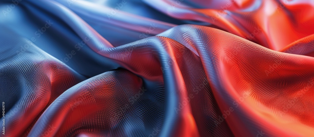 Fototapete Abstract textile fabric up close creating a unique background with copy space image