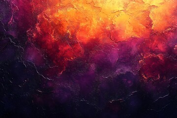 Halloween abstract texture in dark orange, purple, and brown, suitable for seasonal designs and festive decor, with copy space.