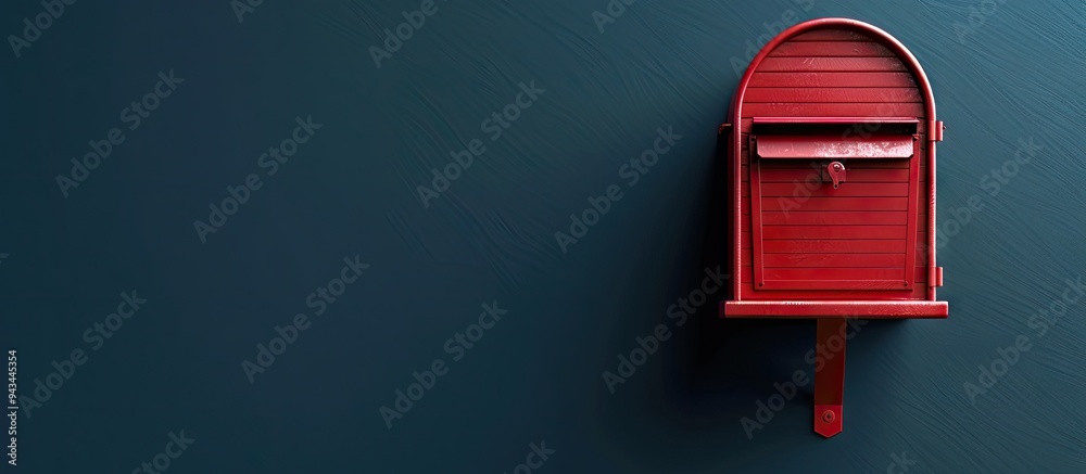 Aufkleber Isolated mail box with copy space image