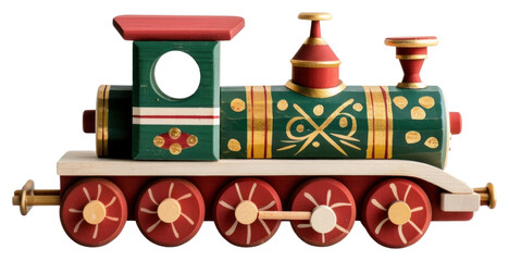 PNG Christmas train woodblock transportation locomotive railway.