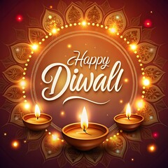 Free Photo Happy diwali indian hindu festival image, generated ai