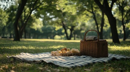 Serene Picnic in the Park