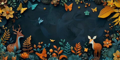 Earth Day or World Wildlife Day concept. Save our planet, protect green nature.