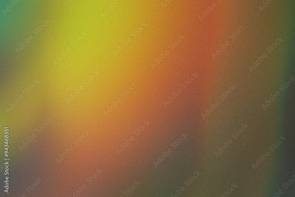 Wall mural abstract blurred grainy gradient background texture. colorful digital grain dust soft noise effect p