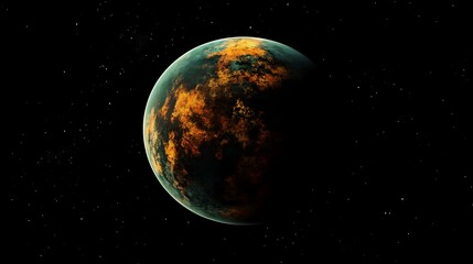 A Fictional Planet in the Vastness of Space