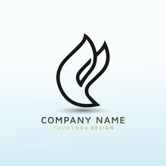 cannabis vector logo design idea