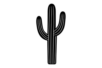 cactus saguaro vector illustration on a white background