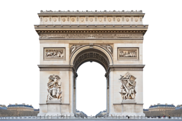PNG  Arc de triomphe architecture landmark transportation.