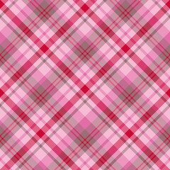 Seamless pattern in unique pink and scarlet colors for plaid, fabric, textile, clothes, tablecloth and other things. Vector image. 2