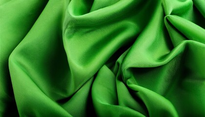 green background from a textile material fabric with natural texture backdrop