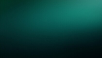 Fototapeta premium dark green blue grainy gradient background black backdrop noise texture effect webpage header wide banner size