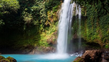 montezuma waterfall details in nature of costa rica