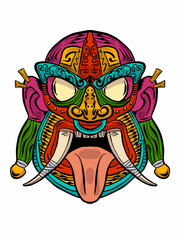 Cultural Mask Art for Sale