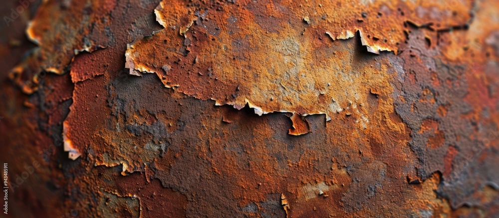 Leinwandbilder a rusty weathered plate textured with corrosion creates a striking image for presentation background