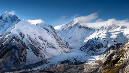 new zealand mountain range landscape snow capped mountains winter landscape
