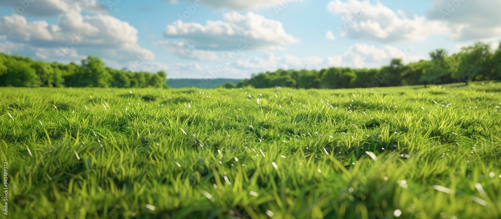 Poster grassy field ideal for photos and videos with copy space image available