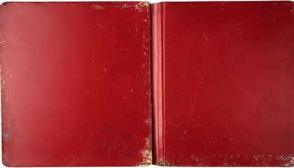 old red paper notebook book cover template mock up empty damaged grunge aged scratched shabby paper cardboard overlay texture